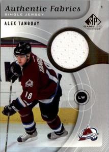 2005-06 SP Game Used Authentic Fabrics #AFAT Alex Tanguay