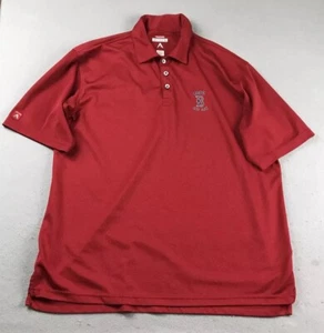 Boston Red Sox Shirt Mens Large DesertDry MLB Baseball Polo Short Sleeves - Picture 1 of 10