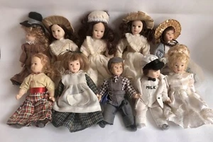 De Agostini Porzellanpuppen Puppen Porzellan Puppenstube 10 Stück Sammlerpuppe - Bild 1 von 10