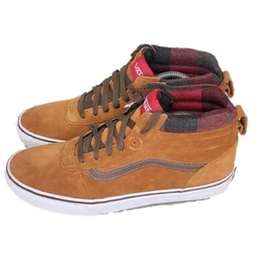 Botas para hombre VANS WARD HI MTE, franela/jengibre esmaltado, marrón, talla 9,5 UK - Imagen 1 de 5