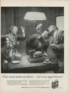 1957 Postum Hot Drink Flavor Coffee Vintage Print Ad Photo Slides Viewer Watch - Picture 1 of 8