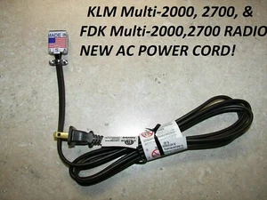 KLM Multi-2000, 2700, & FDK Multi-2000, 2700 FUNKGERÄTE **NEUES NETZKABEL!   - Bild 1 von 5