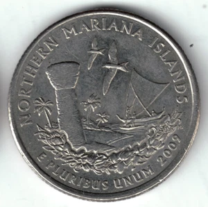 USA - 2009P - Washington ¼ $ - Northern Marianas - Rare - #18702 - Picture 1 of 2