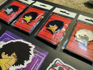 Spike Spiegel Cowboy Bebop Enamel Pin Set of four - Picture 1 of 2