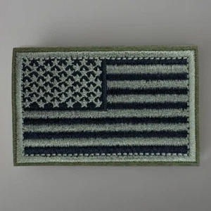 Tactical Hook And Loop Morale Patch - USA American Flag C - Picture 1 of 3