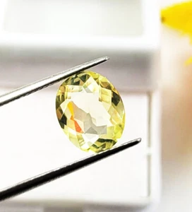 Piedras preciosas de zafiro amarillo limón natural certificado de 3,30 quilates de Sri Lanka - Imagen 1 de 5