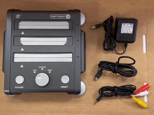 HYPERKIN RETRON 3 TRI-SYSTEM M05488-CC GAMING CONSOLE- UNTESTED SELLING AS IS. - Picture 1 of 10