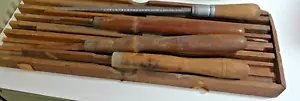 Lote Mixto De Colección Torno de Madera Sin Marca Cincel Torneado Herramienta Tallado Archivo Disstron - Imagen 1 de 6