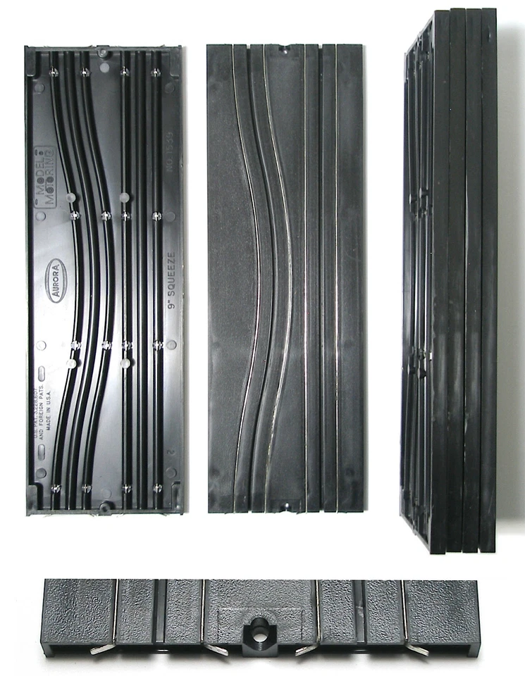 6pc Aurora Model Motoring HO Slot Car Lock & Joiner 9" SQUEEZE TRACK Unused 1539 - Image 1 of 1