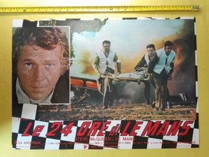1971 LE MANS Steve McQueen Racing French Italian Fotobusta MoviePoster ORIG F7-6 - Picture 1 of 4