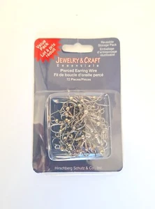 72 pcs DIY Jewelry Making French Earring Hooks Coil Earwire Jewelry & Craft - Picture 1 of 3
