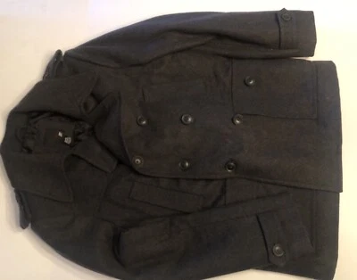 Men's J. Ferrar Grey Wool Blend Peacoat Size M - Image 1 of 4