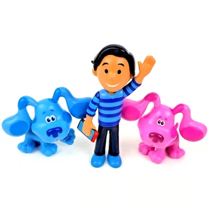 Nickelodeon Blue's Clues and You! Blue Dog, Pink Dog, Josh Lot of 3 Figures 2019 - Picture 1 of 7