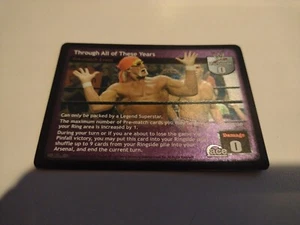 WWF / WWE Raw Deal CCG Through All of These Years Foil 27/TK - Picture 1 of 2