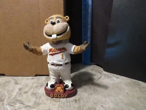 2002 GOLDY MINNESOTA GOLDEN GOPHERS HORMEL BASEBALL BOBBLEHEAD SGA MINT - RARE - Picture 1 of 5