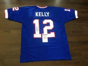 JIM KELLY BUFFALO BILLS HOF QUARTERBACK SIGNED AUTO JERSEY JSA AUTHENTIC GEM - Picture 1 of 3
