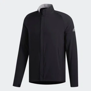 adidas Golf Mens Soft Shell Water Repellent Jacket, Black, NEW - Picture 1 of 3