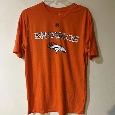 NUEVO SIN ETIQUETAS NFL DENVER BRONCOS MANGA CORTA DRI FIT JUVENIL TALLA XL (18) Foto 1 de 2