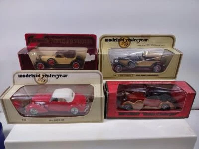 Lot of 4 Matchbox Models of Yesteryear Y-4, Y-11, Y-15, Y-18 Boxed. - Image 1 of 4