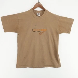 Camiseta De Colección Festival Folclórico de Winnipeg Gráfica Grande Marrón Puntada Única '96 - Imagen 1 de 10
