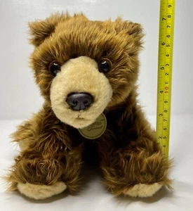 Aurora brown bear plush miyoni 7” 2021 Furry Bear Stuffed Toy NWT - Picture 1 of 9