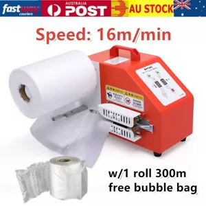 Air Cushion Machine Commercial Bubble Packaging Wrap Maker with 300M Bubble Bag - Picture 1 of 13