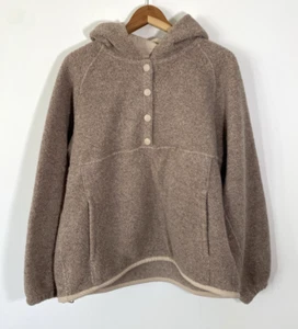 NWT Women’s Outdoor Voices Mega Fleece Snap Up Hoodie Sz M - Picture 1 of 13