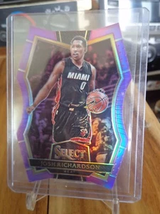 2016-17 PANINI SELECT JOSH RICHARDSON DIE CUT PURPLE /99 HEAT ! - Picture 1 of 1