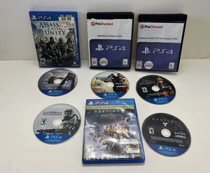 PS4 (PlayStation 4) 5 Game Lot Bundle Star Wars Destiny Kingdom Hearts Assassin - Picture 1 of 14