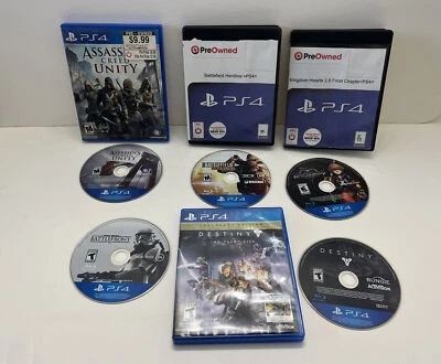 PS4 (PlayStation 4) 5 Game Lot Bundle Star Wars Destiny Kingdom Hearts Assassin - Image 1 of 4