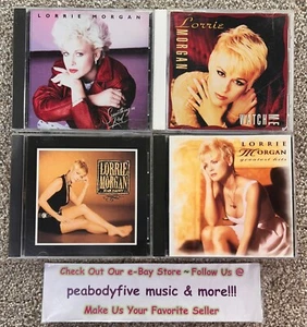 Lot Of 4 LORRIE MORGAN CDS - Something Red, Watch Me, War Paint, Greatest - Picture 1 of 2