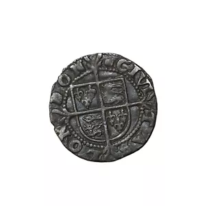 England Queen Elizabeth I 1558-1603 AD Silver Halfgroat 6th Issue S.2579 - Picture 1 of 2