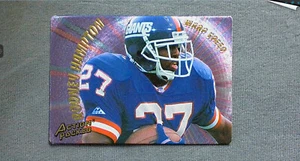 Velocidad Warp 1994 llena de acción #WS7 Rodney Hampton Giants - Imagen 1 de 2