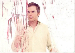 DEXTER SEASON 1 & 2 2009 BREYGENT PROMO CARD TRIANGLE CARDS SAN DIEGO COMIC CON - Picture 1 of 2