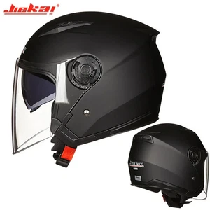 Casco de moto para hombre y mujer Motocross 3/4 media cara Casco de moto - Imagen 1 de 19
