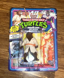 Vintage Movie Star Master Splinter 1992 Teenage Mutant Ninja Turtles Figure TMNT - Picture 1 of 5
