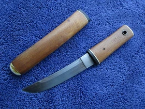 VINTAGE JAPAN TANTO MESSER DOLCH UND SCHEIDE DAMEN SAMURAI KAIKEN - Bild 1 von 15