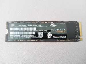 Western Digital WD Black SN850 NVMe SSD 2TB - Afbeelding 1 van 2