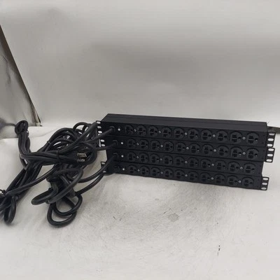LOT OF 4 APC AP9563 120V 20A 1U Basic Rack Power Distribution Unit - Image 1 of 4