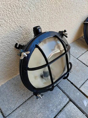 Vintage Industrial Lamp, Light Fixture, Light Fitting LOT - Image 1 of 4