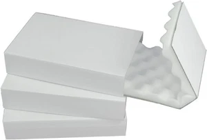 Triplast 11 x 7 x 2 Zoll Medium Schale und Folie Verpackung Schaumstoff gefüttert isoliert - Bild 1 von 2