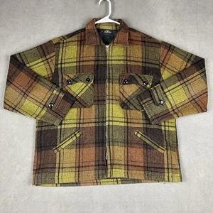 Vintage King Kole Gabardine Ricky Jacke Herren XL kariert Wolle Rockabilly 50er GUC - Bild 1 von 15