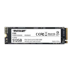 Patriot Memory P300 M.2 Pcie Gen 3 x4 512GB low-power consumption SSD,P300P512GM - Picture 1 of 5