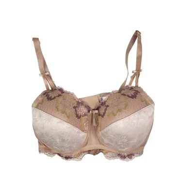 Sujetador AMOENA Arya SBP para mujer 36C beige floral encaje cobertura completa con aros 44642 Foto 1 de 4