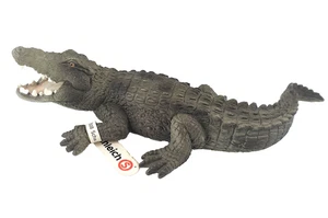NEW Schleich AUSTRALIAN CROCODILE 14378 Tag Camo Green Toy Retired 2007 Animal - Picture 1 of 8