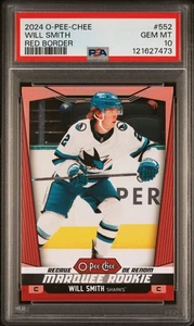 2024-25 UPPER DECK O-PEE-CHEE RED BORDER #552 WILL SMITH ROOKIE RC PSA 10 POP 1 - Picture 1 of 2