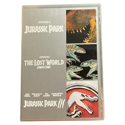 Jurassic Park Trilogy DVD Set 3 Movie Collection R4 Action Sci-Fi Sam Neill - image 1 of 4