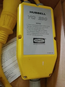 HUBBELL YQ230 SMART Y 1 50A 125/250V CORD TO TWO 30A 125V #YQ230 - Picture 1 of 10