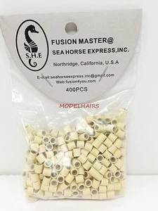 FUSION MASTER ALUMINIO CUENTAS RUBIAS DE SILICIO MICRO ANILLO ENGARCE 400 PIEZAS #07045 - Imagen 1 de 1