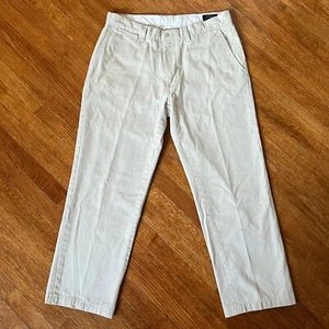Pantalones chinos Polo Ralph Lauren para hombre 32x27 beige calce clásico 5 bolsillos preppy - Imagen 1 de 19